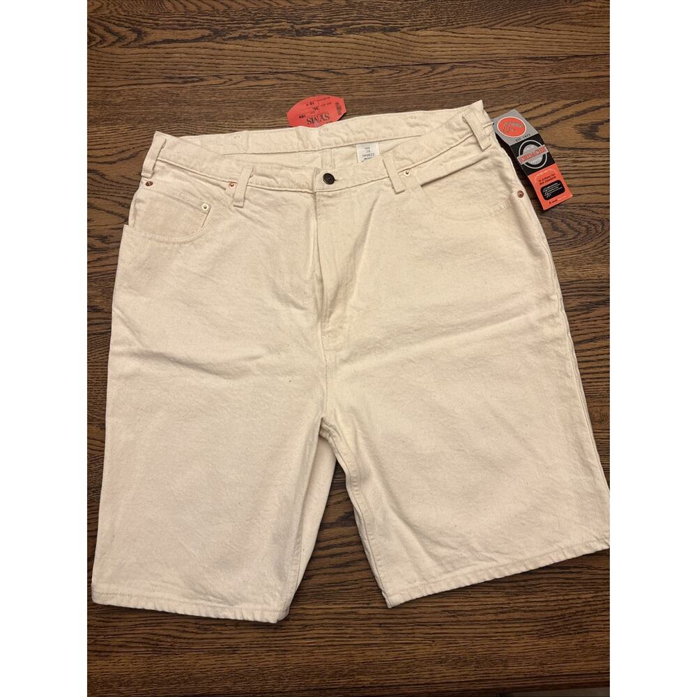 NEW Vintage Jordache Genuine Fashion Natural Cream Grade A Size 18W 100% Cotton